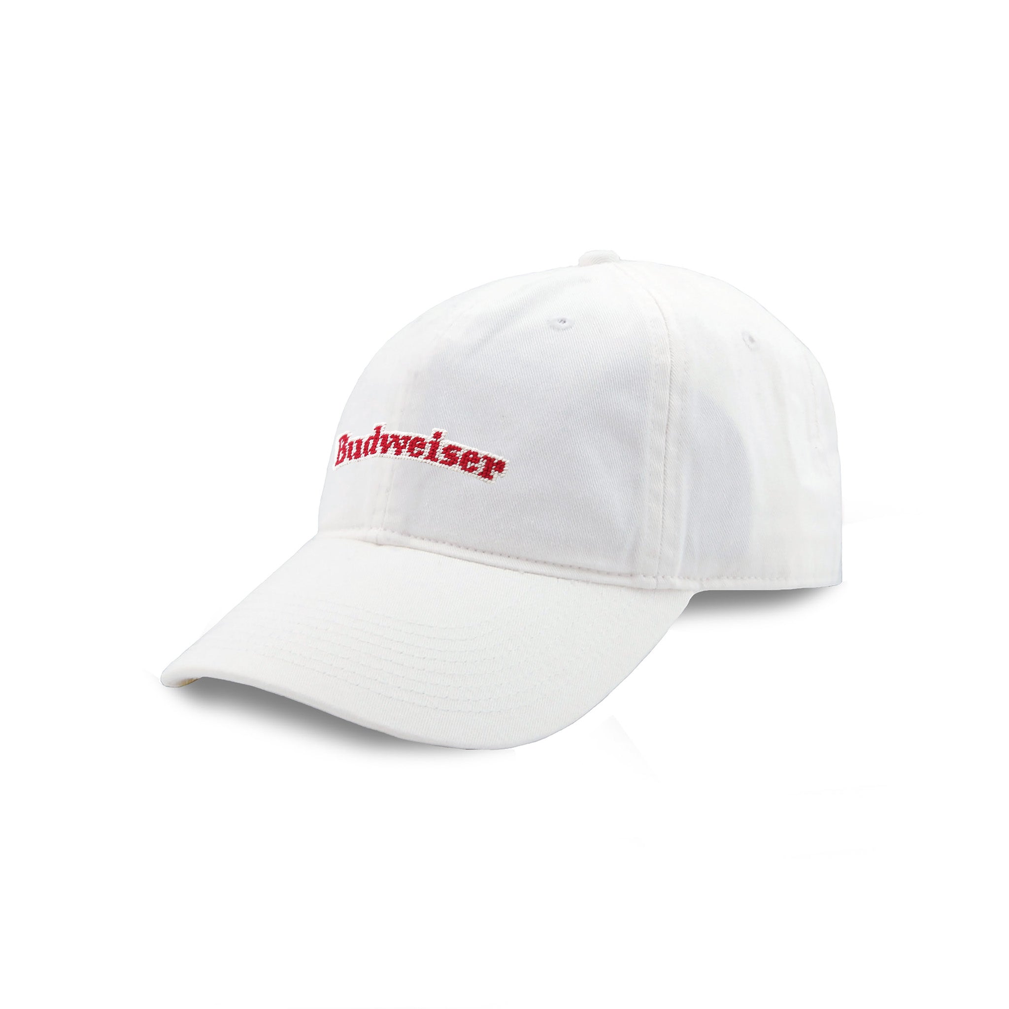 Budweiser Text Hat Red Text White Smathers Branson