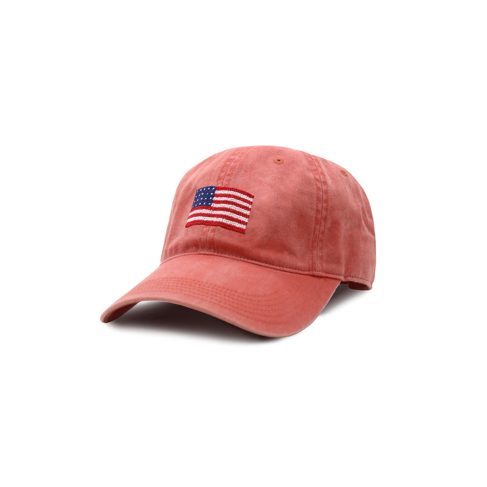 American Flag Small Fit Hat (Nantucket Red)