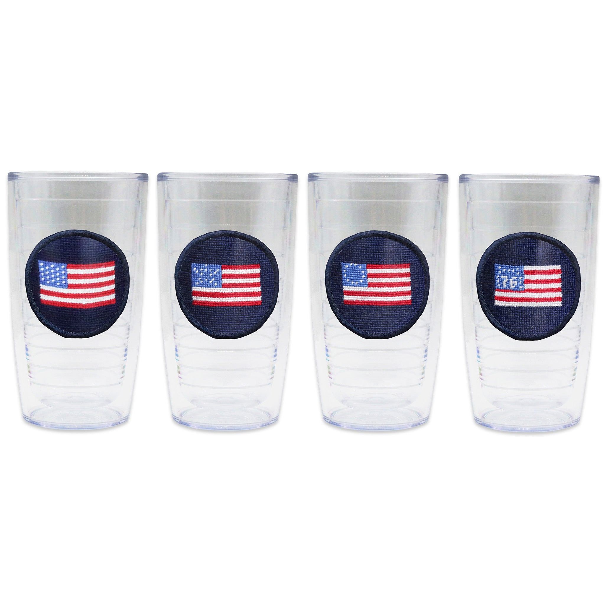 American Flags Tumbler Set (Dark Navy)