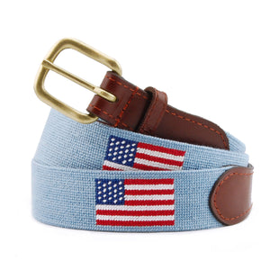 American Flag Belt (Antique Blue)