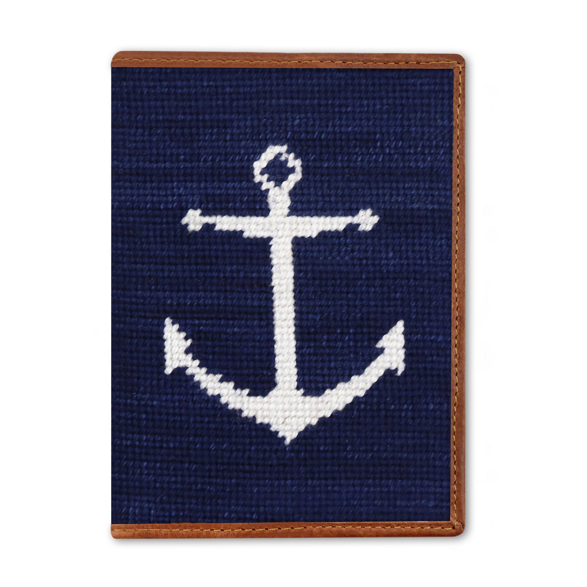 Anchor Passport Case (Dark Navy)