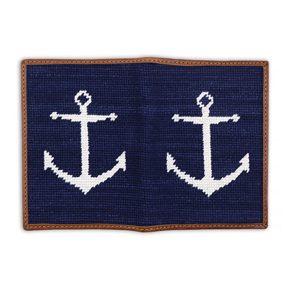 Anchor Passport Case (Dark Navy)