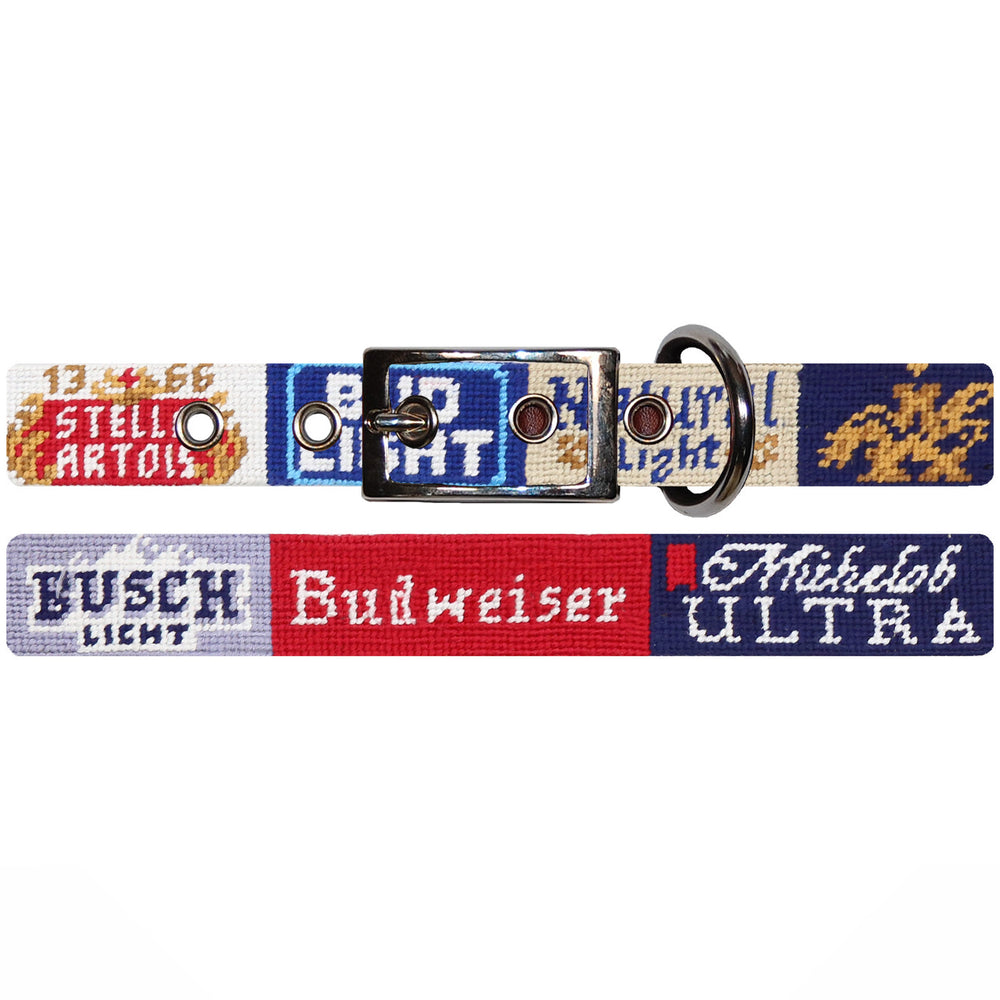 Anheuser Busch Beer Labels Dog Collar