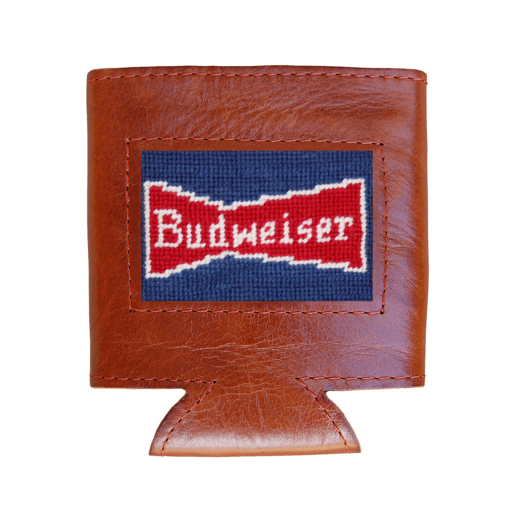 Budweiser Vintage Bowtie Can Cooler (Classic Navy)