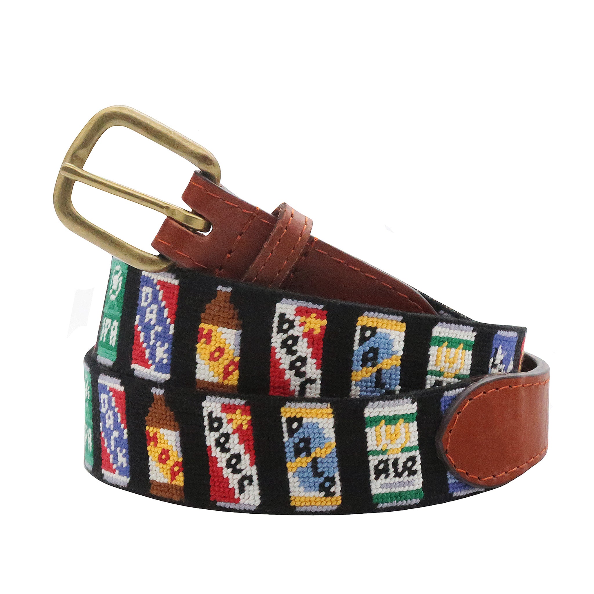 Beer Cans Belt (Black)