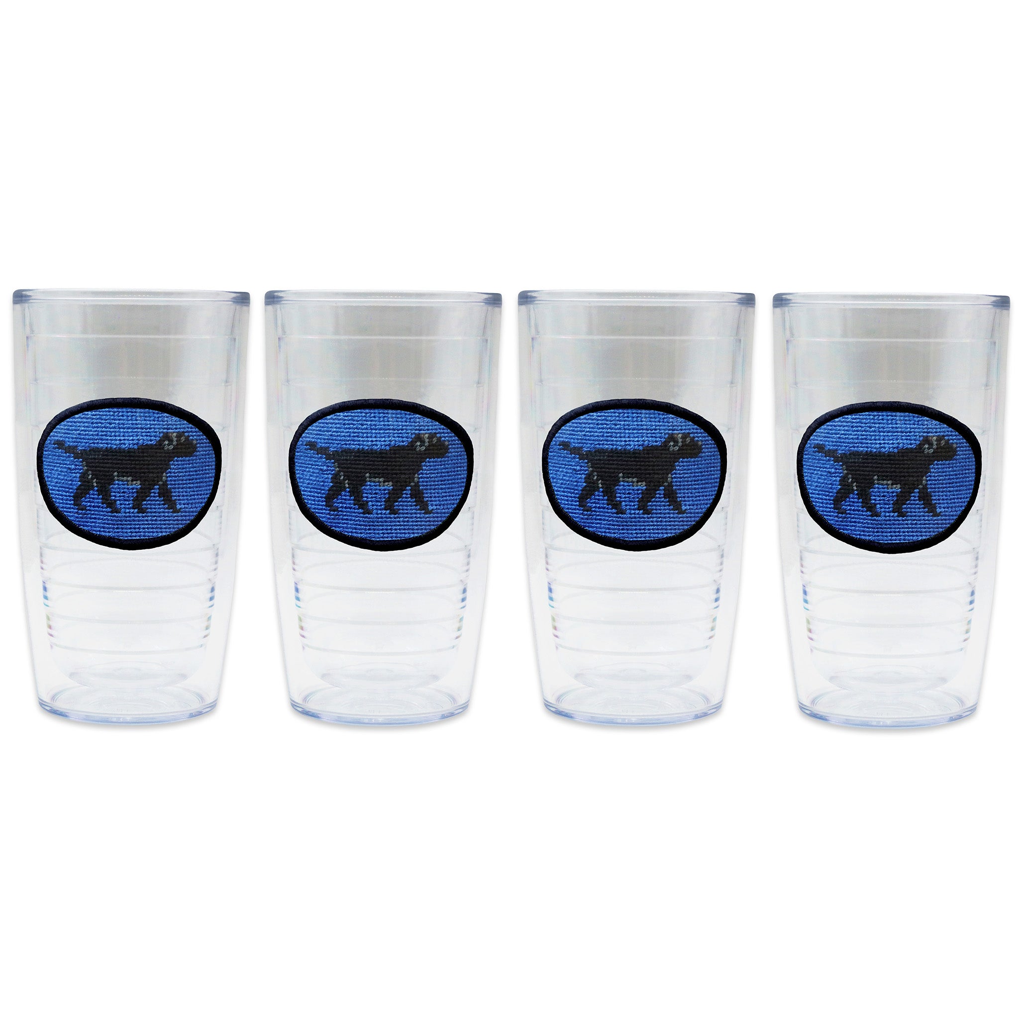 Black Lab Walking Tumbler Set (Blueberry)