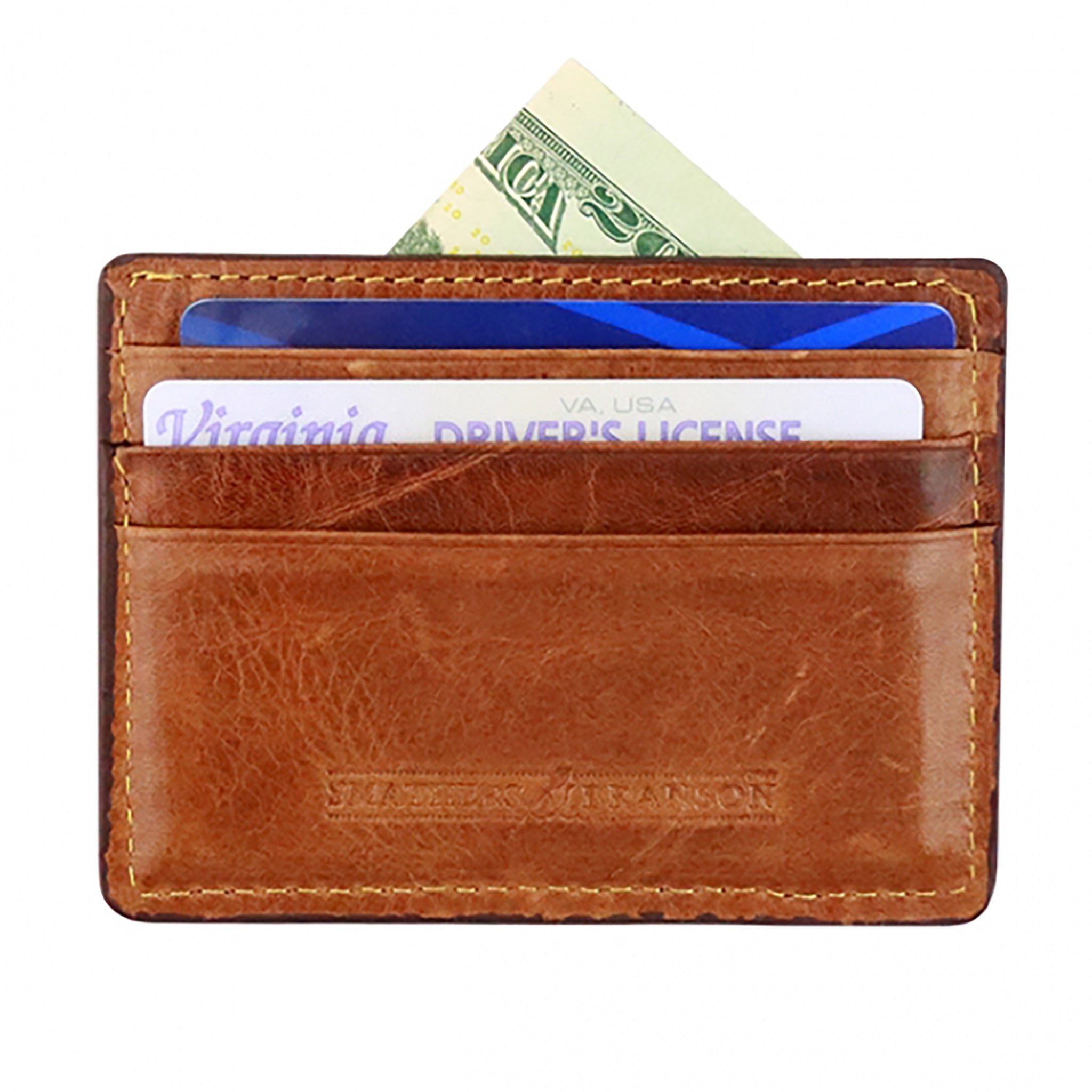 St. Louis Cardinals Front Pocket Leather Wallet