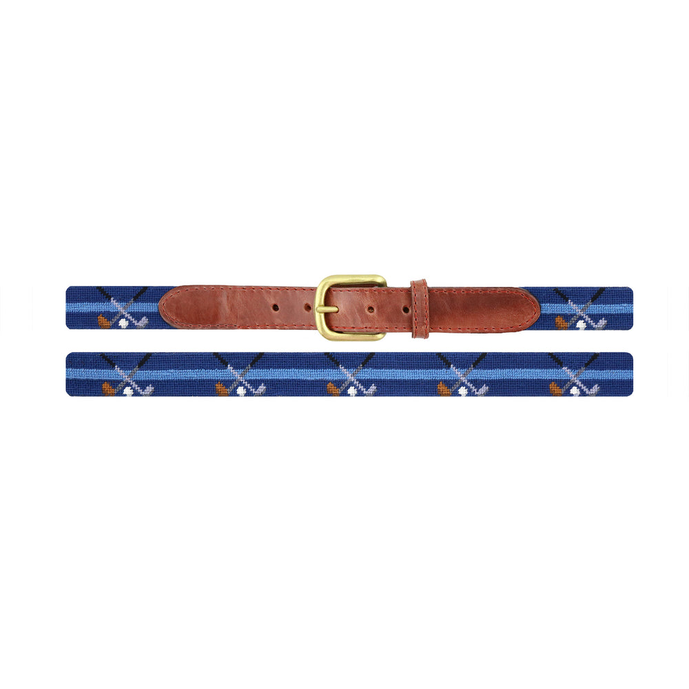 Crossed Clubs Children's Belt (Classic Navy)