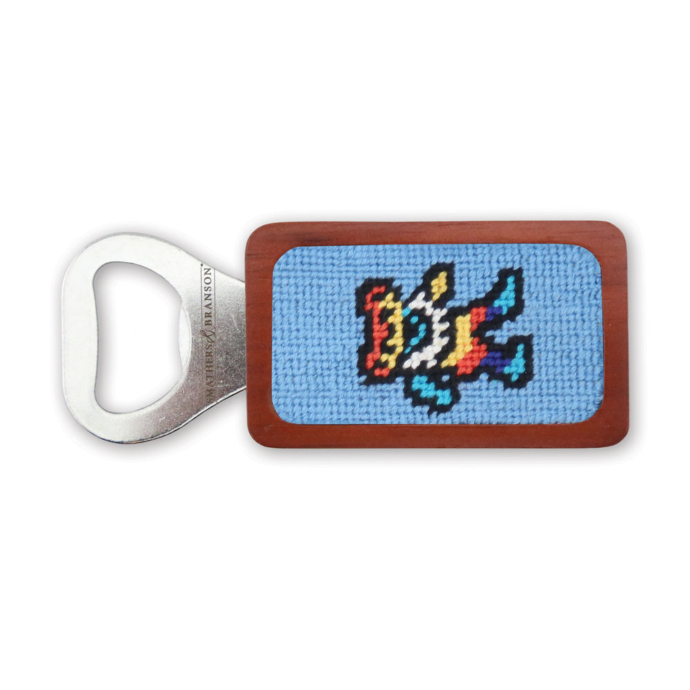 Dancing Bears Tie Dye Bottle Opener (Light Blue)