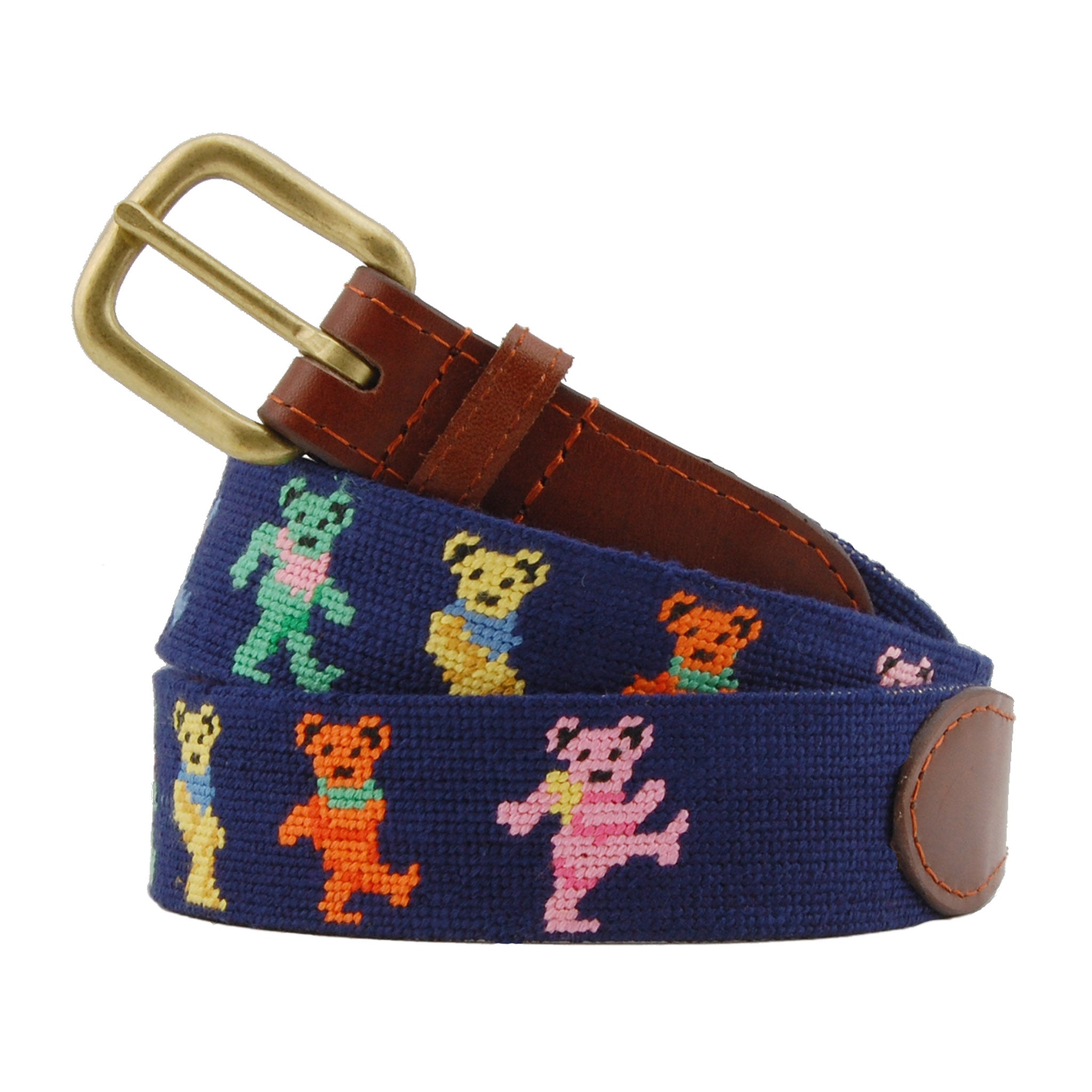 Dancing Bears Belt (Dark Navy)