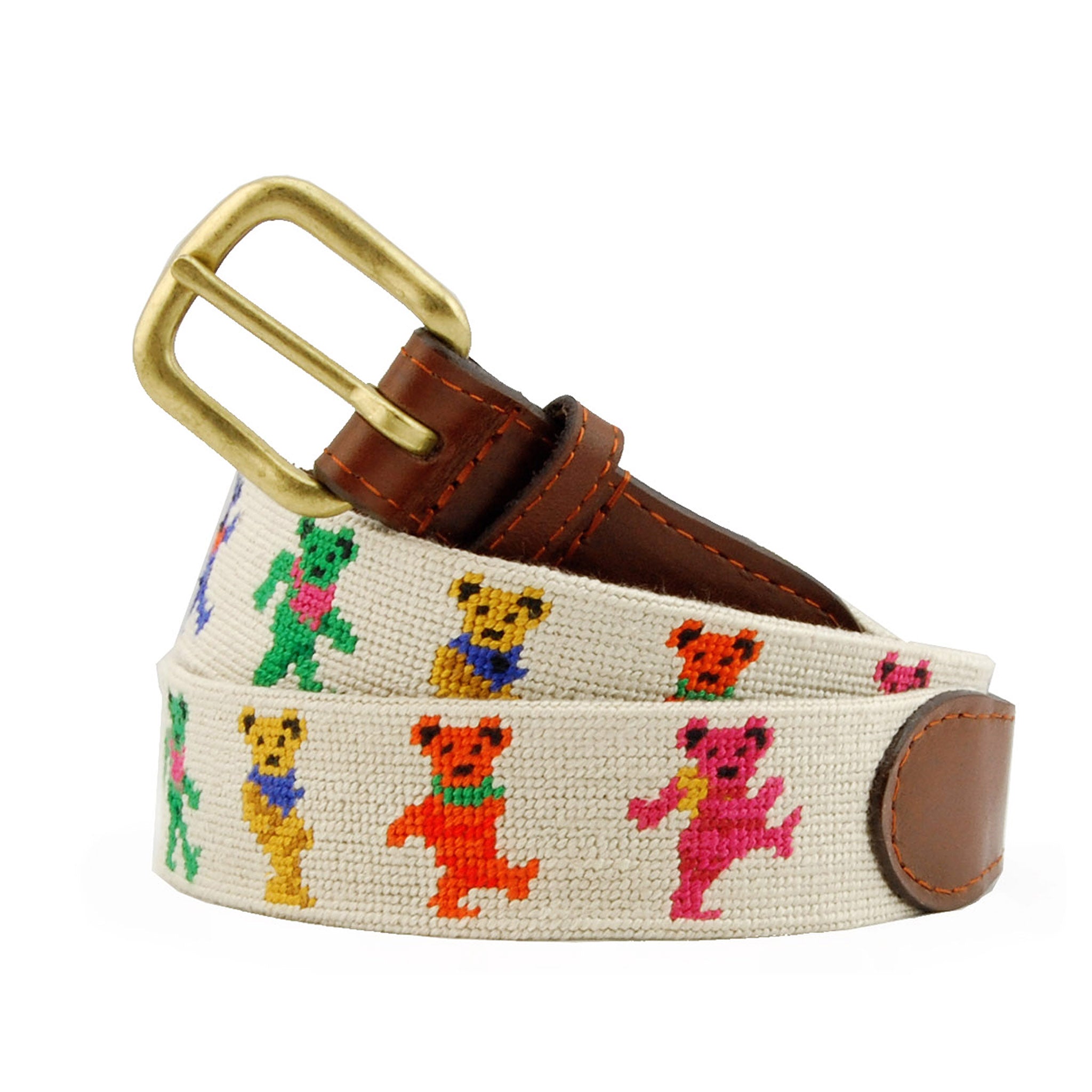 Dancing Bears Belt (Oatmeal)