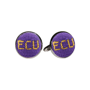 East Carolina Cufflinks (Purple) (Final Sale)