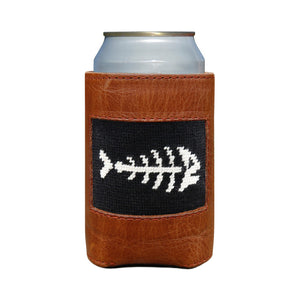 Fishbones Can Cooler (Black)