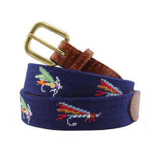 Fishing Flies Belt (Dark Navy)