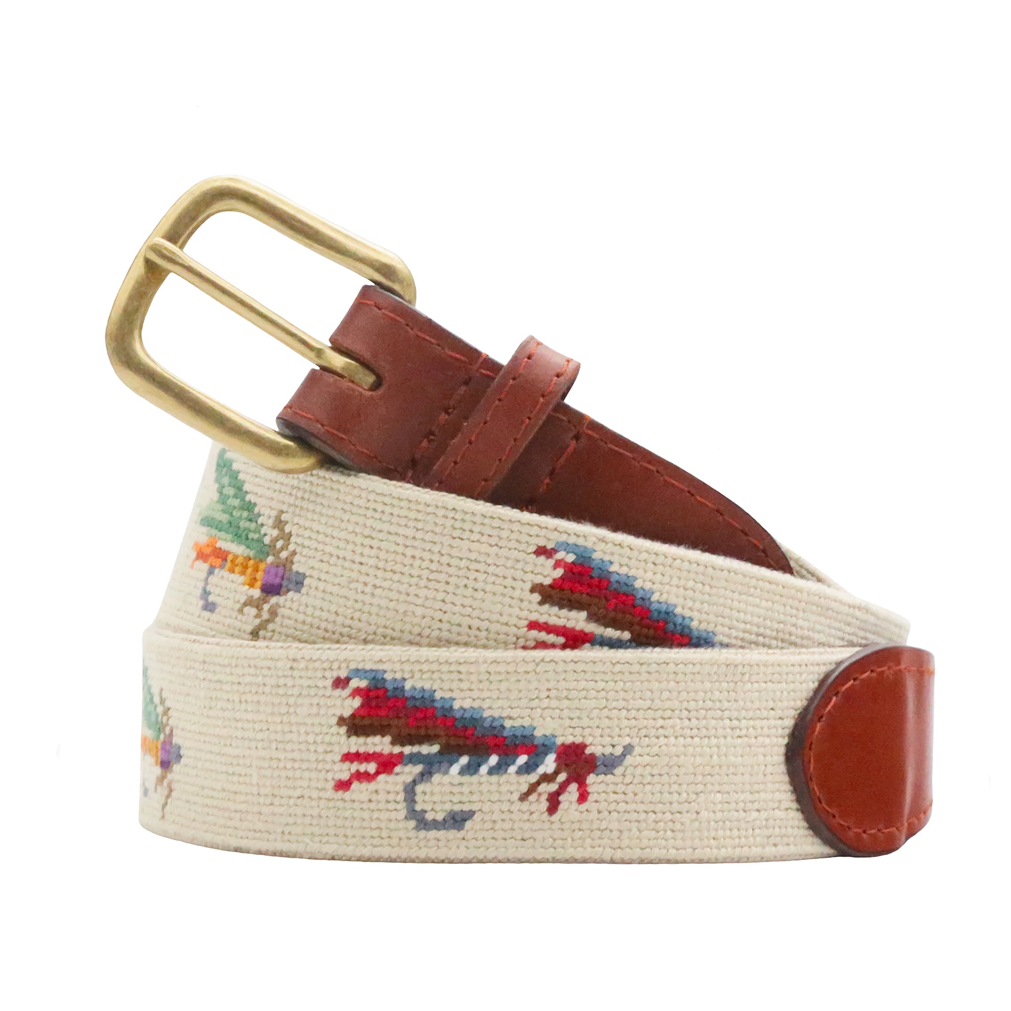 Fishing Flies Belt (Light Khaki)