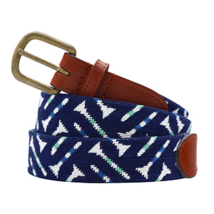 Golf Tee Pattern Belt (Dark Navy)