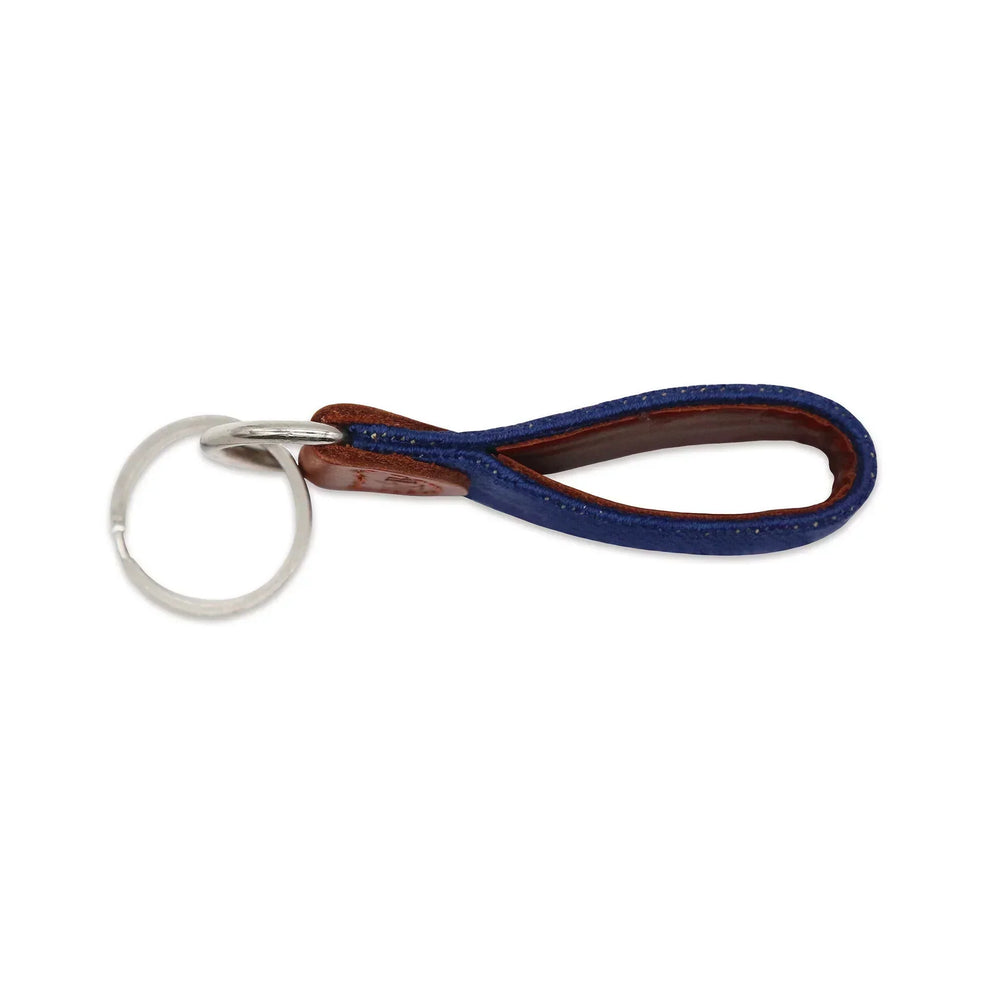 Golf Tee Pattern Key Fob (Dark Navy)