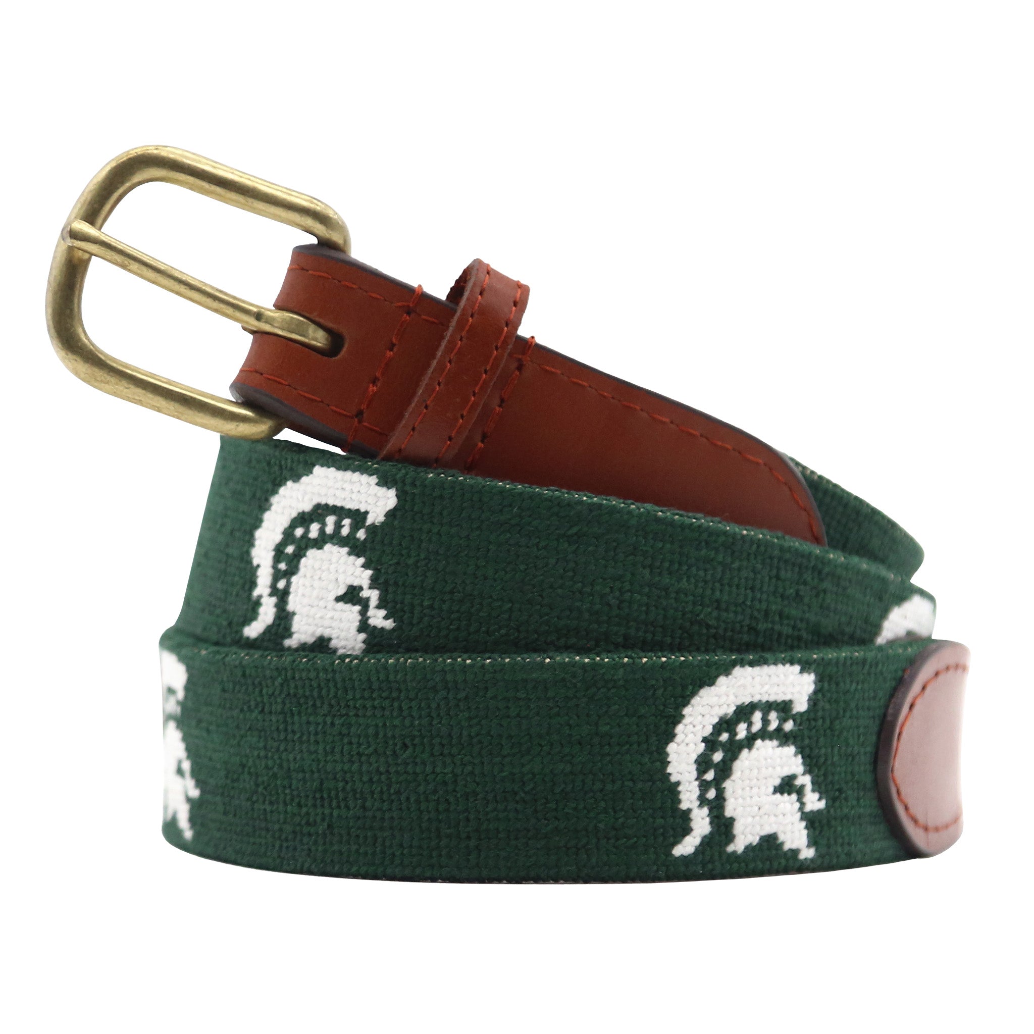 Michigan State Spartan Belt (Dark Pine)