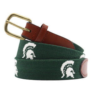 Michigan State Spartan Belt (Dark Pine)