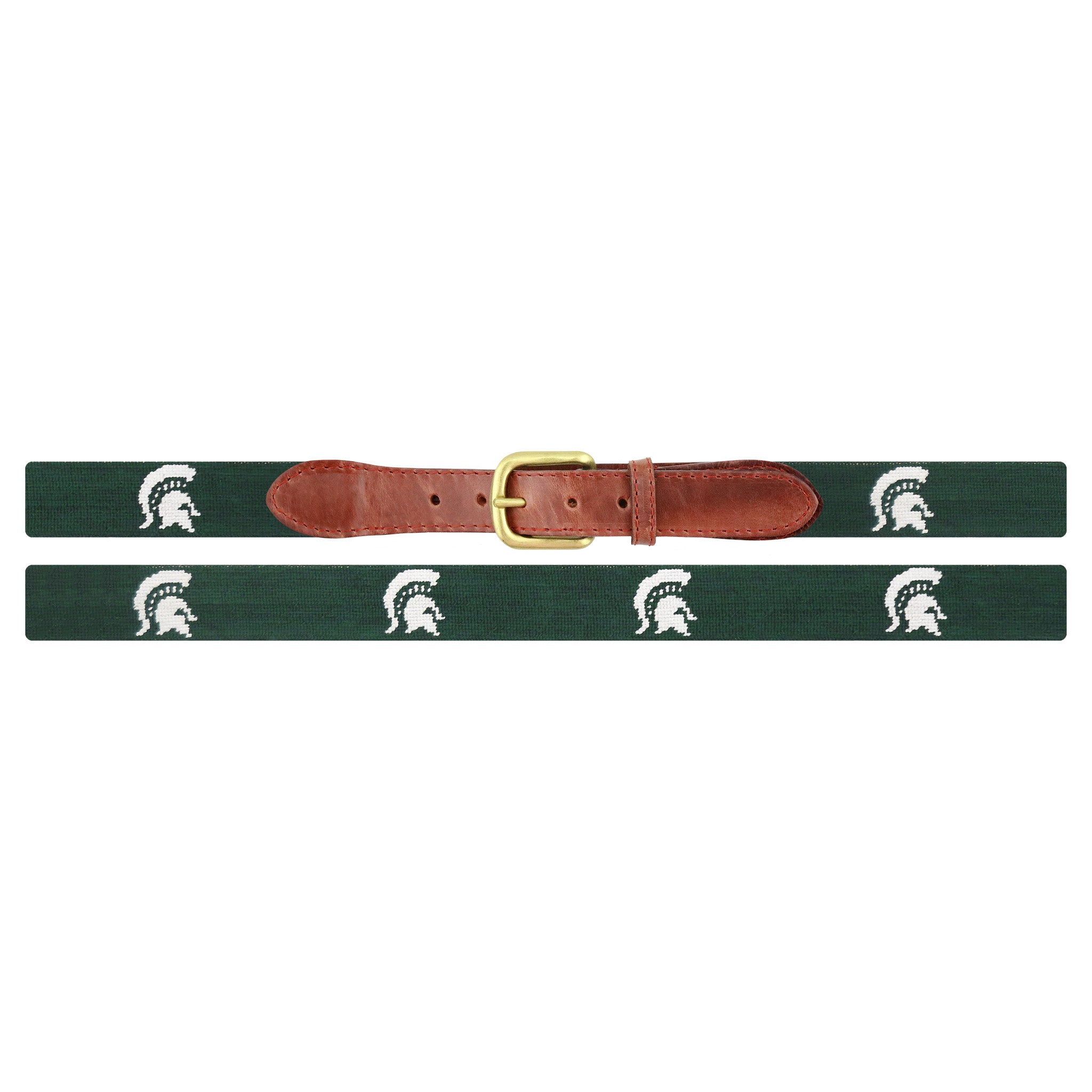 Michigan State Spartan Belt (Dark Pine)