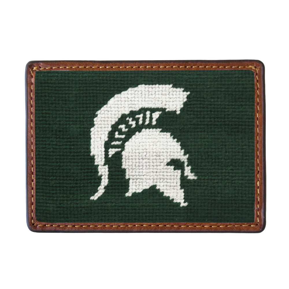 Michigan State Spartan Credit Card Wallet (Dark Pine)