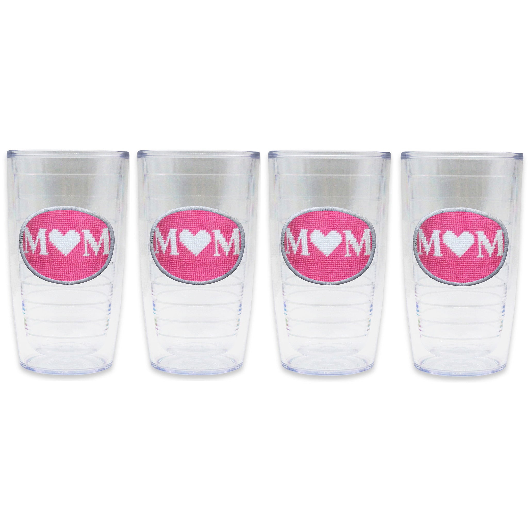 Mom Tumbler Set (Dark Pink)