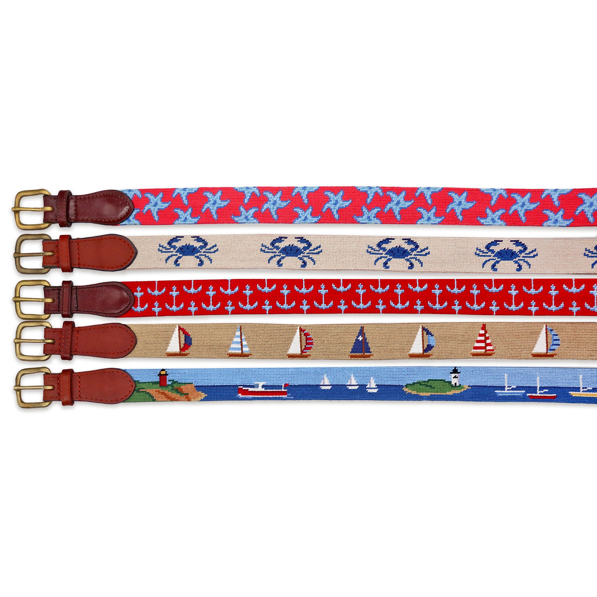 Assorted Nautical Themed Belts (Final Sale)