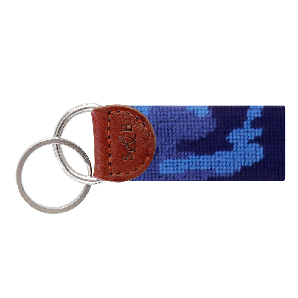 Navy Camo Key Fob (Final Sale)