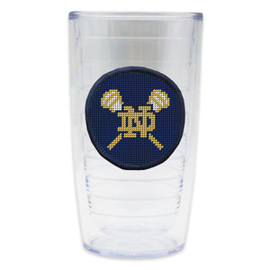 Notre Dame Lacrosse ND Lax Sticks Tumbler (Classic Navy) (Navy Edge)