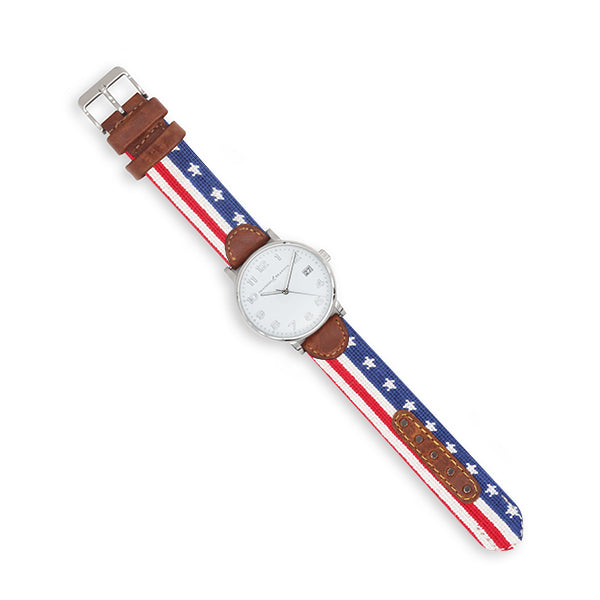 Old Glory Watch (Silver Face) (Final Sale)