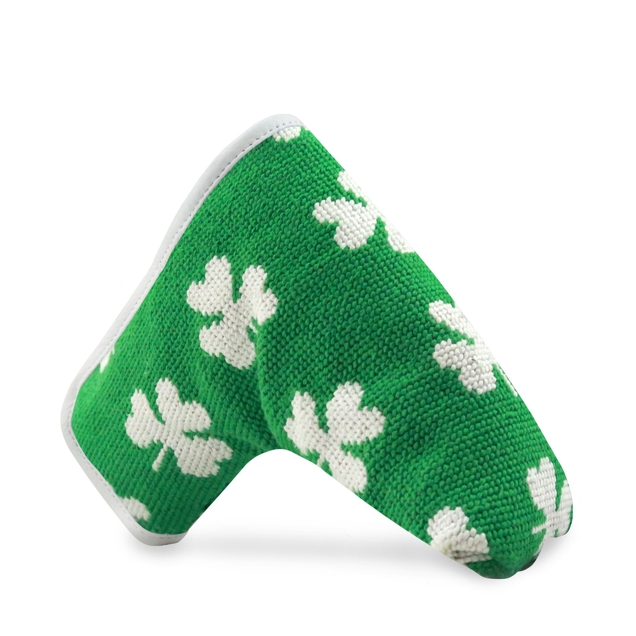 Shamrock Pattern Putter Headcover (Kelly)