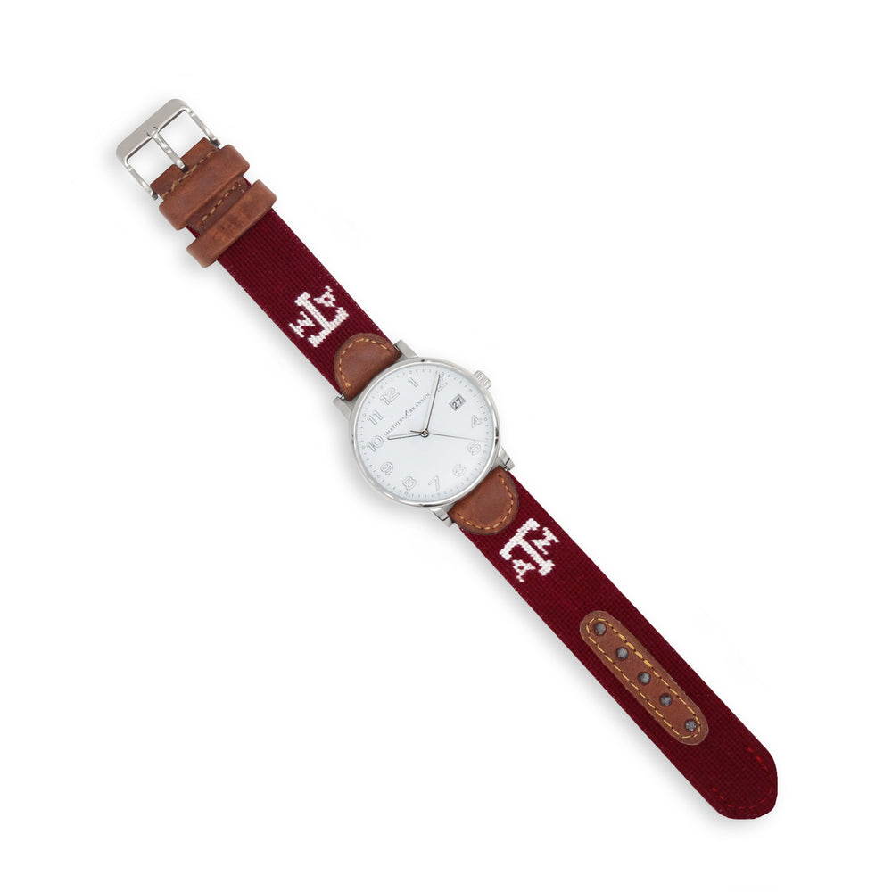 Texas A&M Watch (Maroon) (Silver Face) (Final Sale)