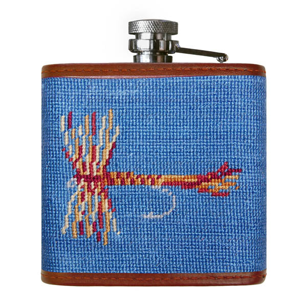 Trout and Fly Flask (Final Sale)