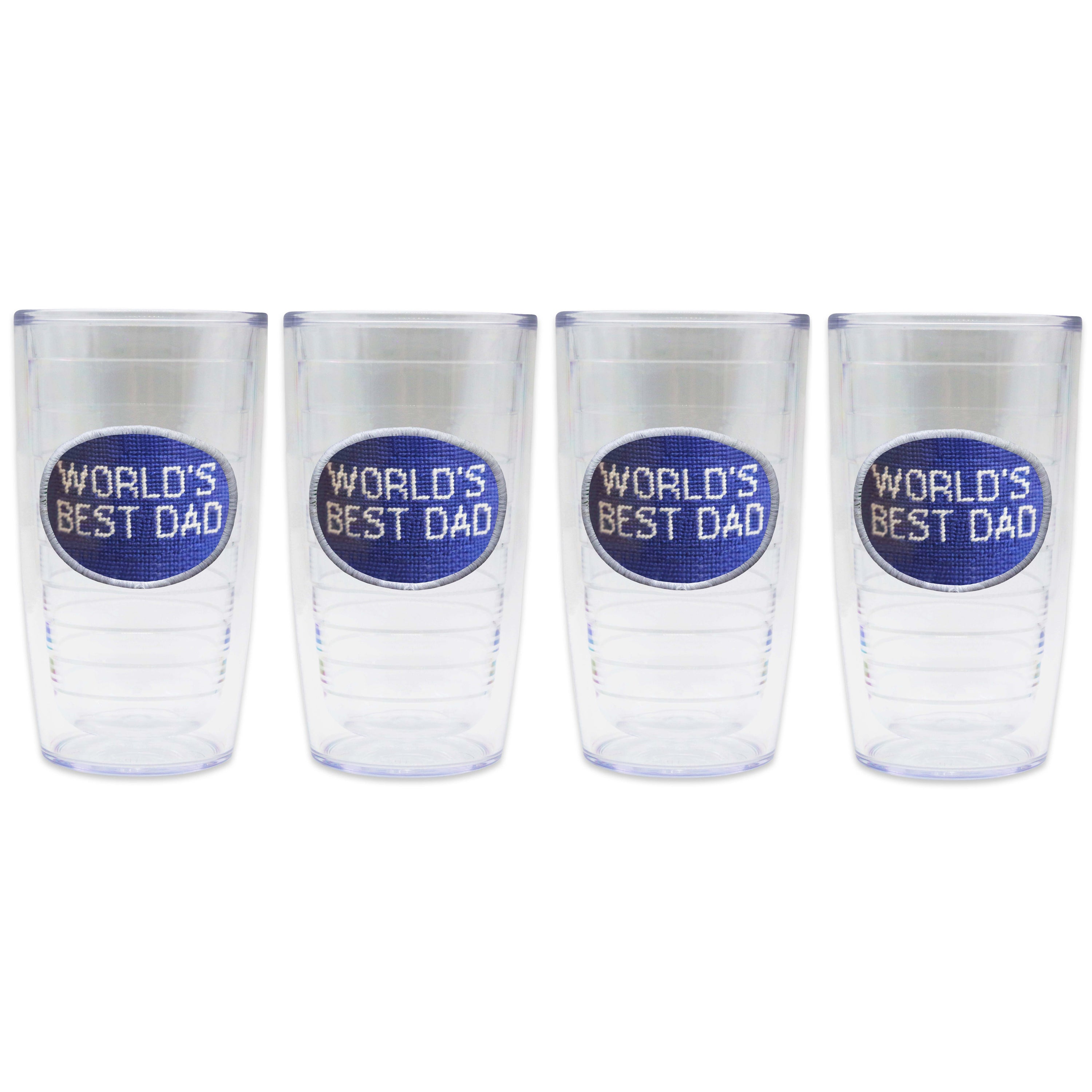 World's Best Dad Tumbler Set (Royal)