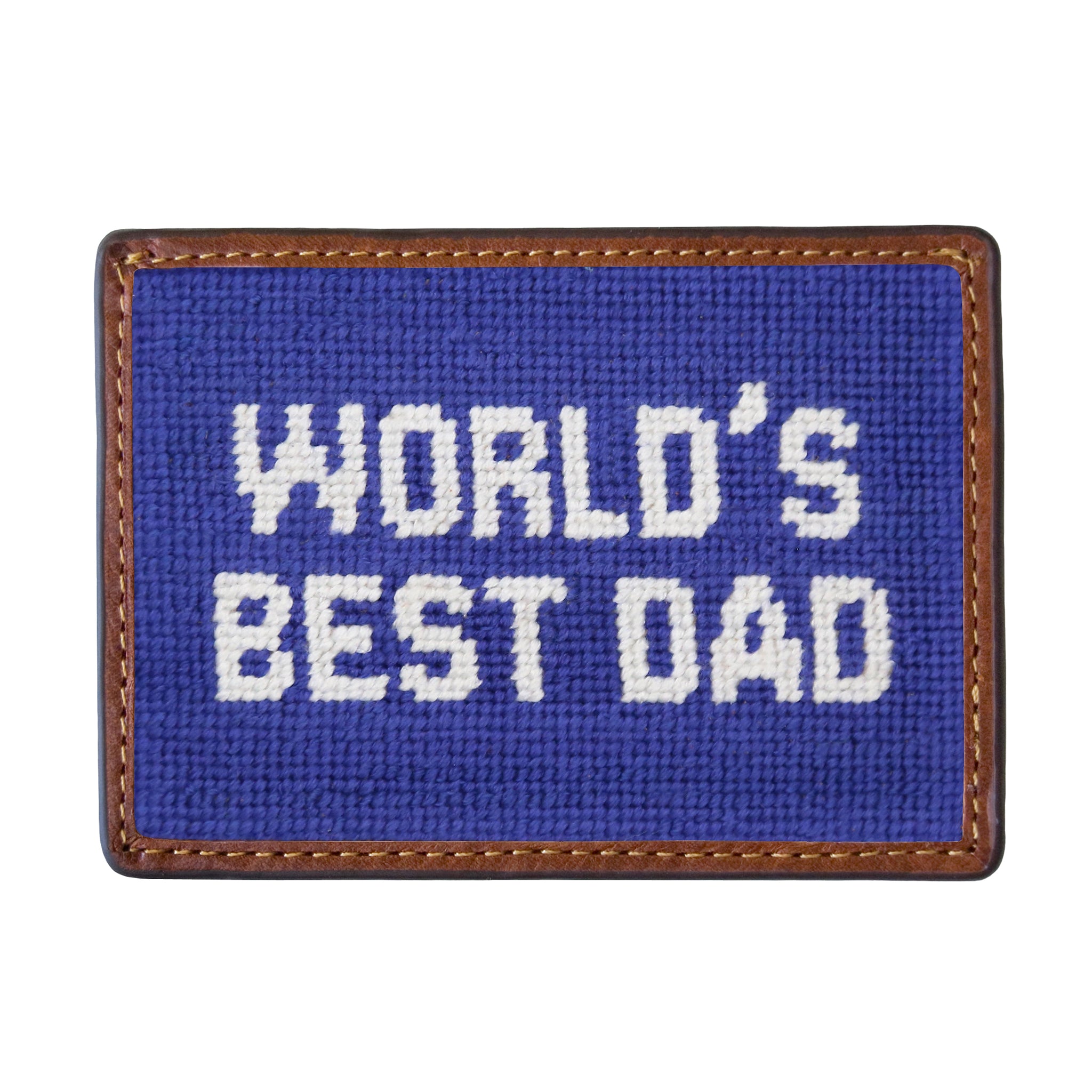 World's Best Dad Card Wallet (Royal)