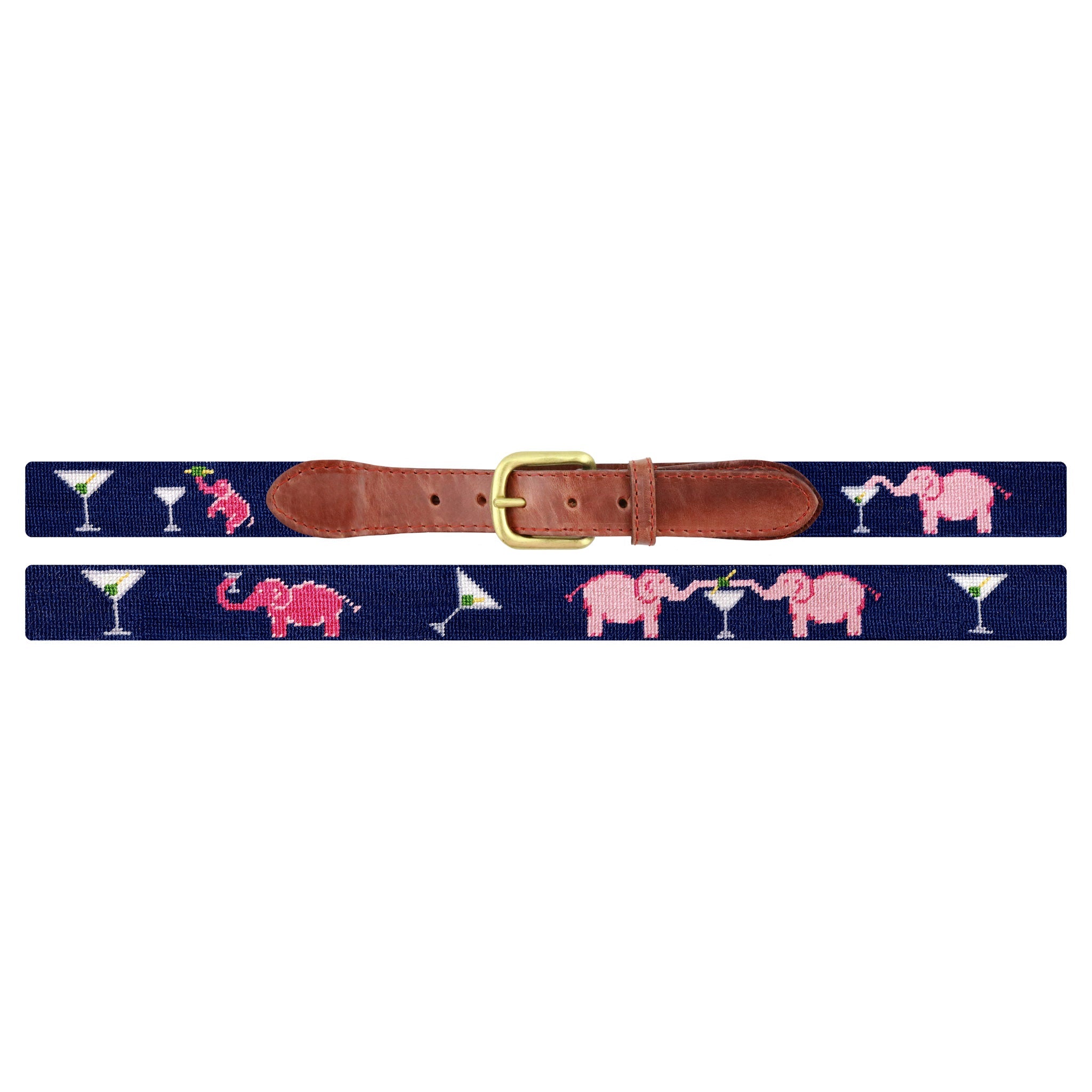 Elephant Martini Belt (Dark Navy) – Smathers & Branson