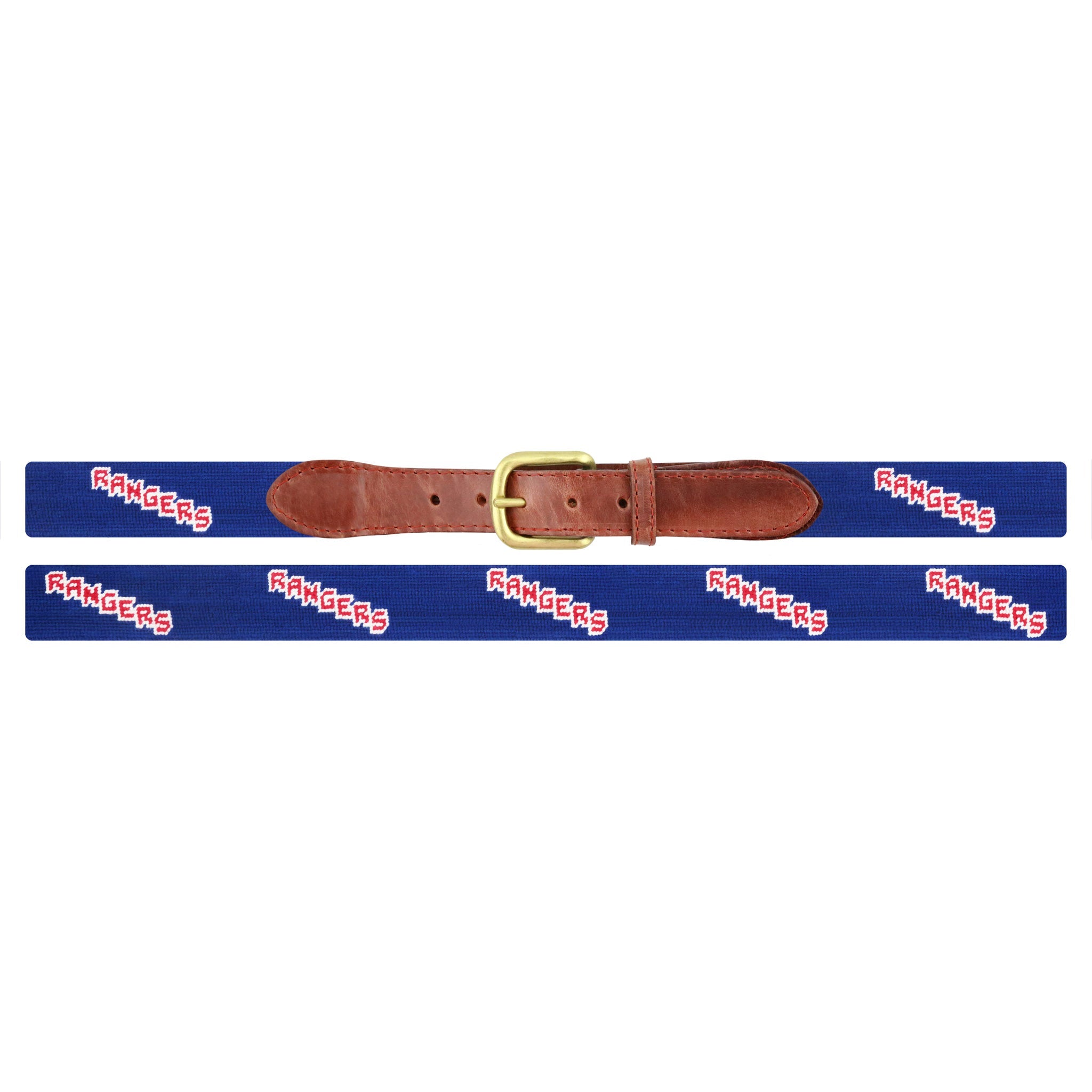 New York Rangers Text Belt (Royal Blue)